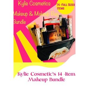 Kylie Cosmetics Makeup 14 -Item Bundle Lot